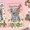 Pegatinas de Escena Muzili, Pegatinas Populares de IP de Celebridades de Internet para Diario, Juguetes Hechos a Mano DIY para Niños, Lindos para Niñas