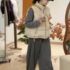 Chaleco Corto de Algodón Estilo Coreano con Cuello Alto para Mujer, Nuevo Estilo Invierno 2026, Adecuado para Figuras Petite, Ropa de Abrigo para Viajar, Chaleco de Moda