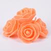 Cabeza de Flor de Rosa de Espuma Simulada de 3.5 cm Flor de Rosa Pe Materiales de Decoración de Boda Cabeza de Flor Artificial Venta al por Mayor