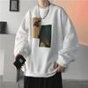 Sudadera de Cuello Redondo para Hombre Primavera y Otoño Ins Marca de Moda de Hong Kong Diseño de Chaqueta con Capucha Holgada Tendencia Estilo Coreano Nicho Top Moderno