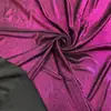 Tela Ribeteada Drapeada con Lámina Dorada de Spandex de Alta Elasticidad Vestido Brillante para Actuación en Escenario Tela Decorativa en Stock