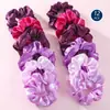 Combinación Transfronteriza de Color Aleatorio Nuevo Estilo Más Vendido Color Sólido Elegante Simple Tela Arte Satín Lazo para el Cabello Accesorio para el Cabello
