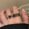 Anillo de Estilo Étnico Retro para Mujer 2025 Nuevo Diseño de Nicho Anillo Abierto para Dedo Índice Americano de Alta Gama Anillo Personalizado