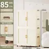 Em Estoque Guarda-Roupa Doméstico Sem Instalação Armário de Armazenamento de Brinquedos para Lanches de Bebê Armário de Armazenamento para Sala de Estar Guarda-Roupa Simples Infantil