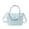 Bolso Tejido de Comercio Exterior Transfronterizo Bolso Pequeño Elegante Nueva Moda de Verano Versátil Bolso de Mano para Viajes Cotidianos Bolso Cruzado