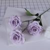 Flores Artificiais Roxas, Rosas, Hortênsias para Casamento, Flores de Seda, Rosas Decorativas para Paisagismo, Mar de Flores em Cascata Famoso na Internet
