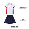 Cidade de Ji'An, Província de Jiangxi, Uniformes Escolares de Manga Curta para Alunos do Ensino Fundamental, Uniformes de Grupo, Uniformes de Turma de Faculdade
