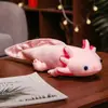 Juguete de Peluche de Dinosaurio Hexagonal Estilo Ins Exportación Transfronteriza Juguete de Peluche de Salamandra Muñeco en Posición Horizontal Venta al Por Mayor
