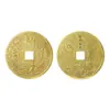 Atacado de fábrica de latão cobre brilhante face moedas ornamentos de casa atacado