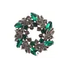Broche de Acero de Aleación de Gama Alta con Guirnalda de Acrílico para Mujer, Pin para Solapa de Cheongsam de Verano, Moda, Accesorios de Ropa de Lujo Accesible