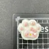 Cabeza de Gato Linda Roja y Rosa Manzana Gato Accesorios de Resina DIY Agujero Zapato Pasador Accesorios para el Cabello Funda de Teléfono Móvil Llavero Lote