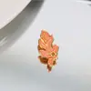 Pingente de Jade Sintético com Gotejamento de Óleo Banhado a Ouro Broche de Liga de Estilo Antigo para DIY Pingente de Franja Balançante Pedra Passo Brincos Pequenos com Pingente de Folha