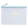 Bolsa com Zíper de Malha Espessa A4 Bolsa para Prova de Estudante Bolsa para Armazenamento de Provas Bolsa Transparente à Prova d'Água para Documentos Arquivos Pode ser Impressa