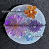 Espelho diy Cristal epóxi girassol flor de vários tamanhos capa de telefone chaveiro pingente pingente molde decorativo