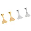 Pendientes de Minifalda con Diamantes Completos de Nuevo Estilo Transfronterizos Europeos y Americanos, Pendientes de Circonita Estilo Nicho para Mujer, Pendientes de Lujo Ligero de Alta Gama