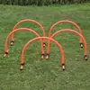 Equipo de Entrenamiento de Fútbol Arco de Fútbol Control de Balón Dribling Obstáculo Valla Marco de Valla Pequeña Arco Desmontable de Fútbol