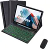 Adequado para Samsung Tablet A9+ 11 polegadas Capa Protetora X210/X216 Teclado Bluetooth Retroiluminado Estojo de Couro com Slot para Caneta