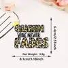 Patches bordados com frases em inglês mais vendidos internacionalmente com palavras de encorajamento, patches com adesivo termocolante para roupas e chapéus, patches decorativos