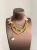 Collar de perlas de heavy metal europeo y americano, estilo transfronterizo, único y moderno, cadena de clavícula multicapa para mujer
