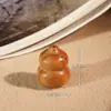 Pequeno Pingente de Cabacinha de Madeira, Acessório, Joia DIY, Chaveiro, Amuleto da Sorte