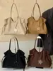 Bolsa Tote Shuai Mijia para Mujer de Gran Capacidad para el Trabajo y el Viaje Otoño 2026 Nuevo Elegante Retro Estilo Coreano Bolso de Hombro Único