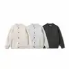 Yidao Vintage 2026 Otoño Nuevo Estilo Universitario Cuello de Béisbol Cárdigan de Punto Abrigo Suéter Retro de un Solo Botón para Hombre