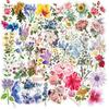 50 pegatinas de grafiti de flores estilo Ins para equipaje, motocicleta, maleta de ruedas, portátil, pegatinas impermeables