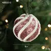 Bola de Navidad decoración de árbol de Navidad lentejuelas espuma colgante de bola de Navidad decoración de Navidad adorno de bola de peluche