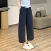 ¡Pantalones de trabajo a prueba de tres cosas con tacto escarchado mate de hoja de loto! Pantalones casuales cortos holgados ocultan carne estilo montaña pantalones de abuela 126