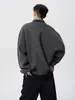 Nuevo Suéter de Punto Polo Estilo Coreano Otoño e Invierno Estilo Riqueza Vieja Perezosa para Hombre Suéter Casual Holgado Simple con Cuello