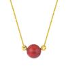 Collar de Ágata Yuerxin Sansheng III para Mujer Diseño de Nicho Ins Estilo 925 Plata Rojo Negro Verde Cadena para Clavícula de Lujo Ligero