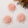 Nuevo Estilo Chino Suave Elegante Tela Encaje Rosa DIY Hecho a Mano Versátil Pasador Accesorios para el Cabello Accesorios para Ropa Venta al por Mayor