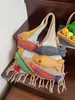 Bolso de Hombro Tejido Casual de Moda Tendencia Nueva Estilo Perezoso para Mujer Bolso Tote Versátil
