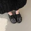 Outono de 2026 Novo Estilo Moda Feminina Retrô Estilo Britânico Sola Grossa Aumento de Altura Fivela Sandálias Birkenstock Sapatos Casuais