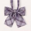 Uniforme escolar estilo japonés con cuello floral pequeño, corbata de lazo Jk, traje de marinero holgado con corbata de lazo