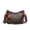 Bolso de Hombro Popular Estampado Retro Europeo y Americano de Flores Viejas 2025 Nuevo Bolso Tote Cruzado Casual de Gama Alta para Mujer