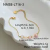 Pulsera de acero inoxidable chapado en oro con perlas de agua dulce naturales, estilo suave y simple, diseño de nicho, joyería para mujer al por mayor