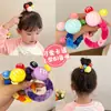 Pasador Infantil de Bob Esponja Goma Elástica Famosa en Internet Tocado para Flequillo Pasador para Cabello Suelto Bolas para el Cabello de Niña Accesorios para el Cabello