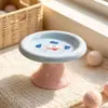 Cuenco de cerámica SD para gato con protección para el cuello, cuenco para mascotas, cuenco de comida, cuenco especial para gatos y perros, cuenco bajo para perros, cuenco para gatos