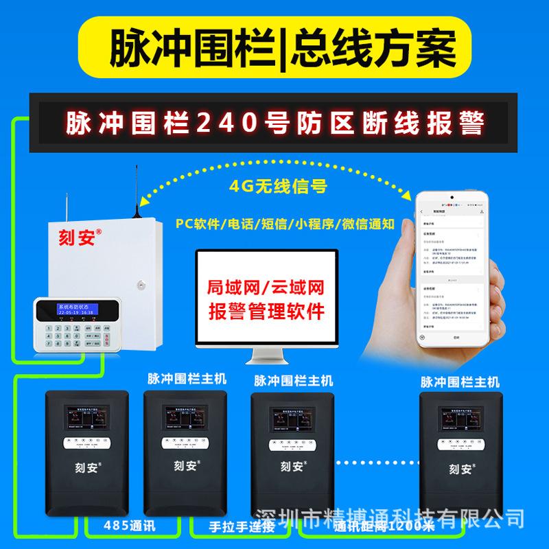 4G脉冲电子围栏周界报警系统