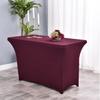 Mantel elástico transfronterizo de 1,2 m y 1,8 m para actividades al aire libre, bodas, hoteles, manteles rectangulares elásticos, manteles de comercio exterior