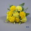 Adornos de Decoración para el Hogar Estilo Nórdico Bola de la Fortuna de 10 Cabezas Crisantemo de Mil Capas de 5 Puntas Decoración de Boda Flor Artificial Accesorios para Fotografía