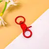 Accesorios para joyería DIY: hebilla de perro colorida con anilla de cierre, gancho de cierre, llavero metálico pintado, colgante para bolso materiales