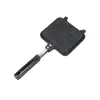 Molde para Sartén Grill de Sándwich de Anime Sartén para Freír Molde para Pan de Hogar Gas Doble Cara Sartén para Freír Sartén para Desayuno Huevo Frito