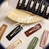 Pinza para el Cabello Cuadrada Brillante de Onda de Moda para Flequillo y Cabello Lateral, Pinza para el Cabello de la Parte Posterior de la Cabeza, Nuevo Modelo 2025 Pinza Bb al por Mayor