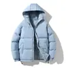 Nueva Chaqueta de Algodón de Marca de Moda 2023 para Parejas, Usable por Ambos Lados, con Capucha, Corte Holgado, Engrosada, Abrigo de Invierno Cálido