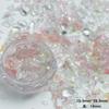 Cor Mágica Cristal de Gelo Arte de Unha Pérola Celebridade da Internet Novo Irregular Cascalho Gelo Transparente Aurora Contas Misturadas Material Bolsa Joias