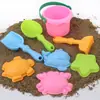 Juego de Cubeta de Playa de Pegamento Suave para Niños y Niñas Pala de Bebé Pala para Cavar Arena Pala Pequeña Juguete para Jugar con Agua para Niños Herramienta para Jugar con Nieve