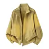 Otoño 2026 Nuevo Chaqueta de Trabajo Negra para Hombre Abrigo Holgado con Cremallera Tendencia Fresco Casual Resistente al Viento