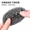 Paquete de 10 estropajos grandes de acero inoxidable para uso en la cocina, duraderos y eficaces para grasa y suciedad pesada en utensilios de cocina
